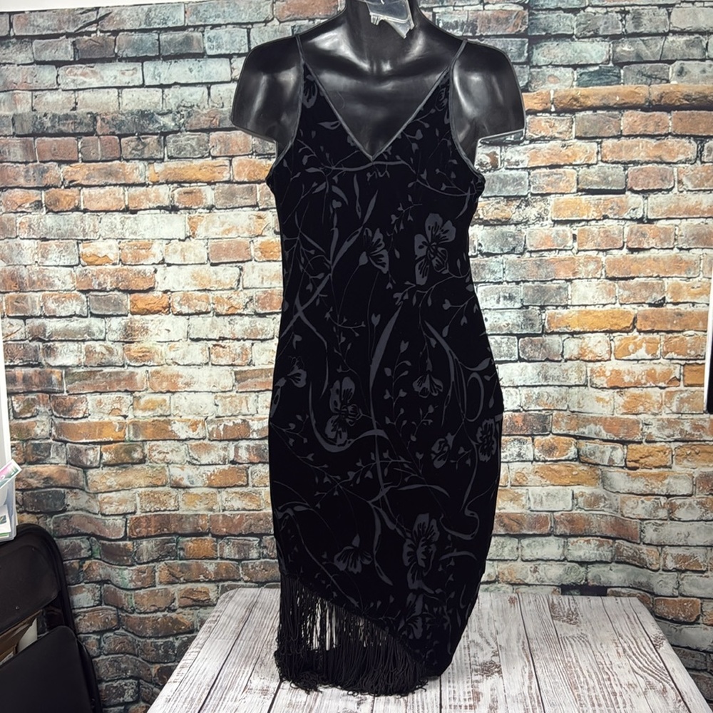 Robbie Bee Black Asymmetrical Dress - Picture 2 of 5